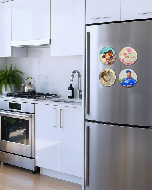 Custom Photo Magnets (Set of 9)